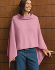 Cashmere Soft Rose Poncho - Cara Cashmere