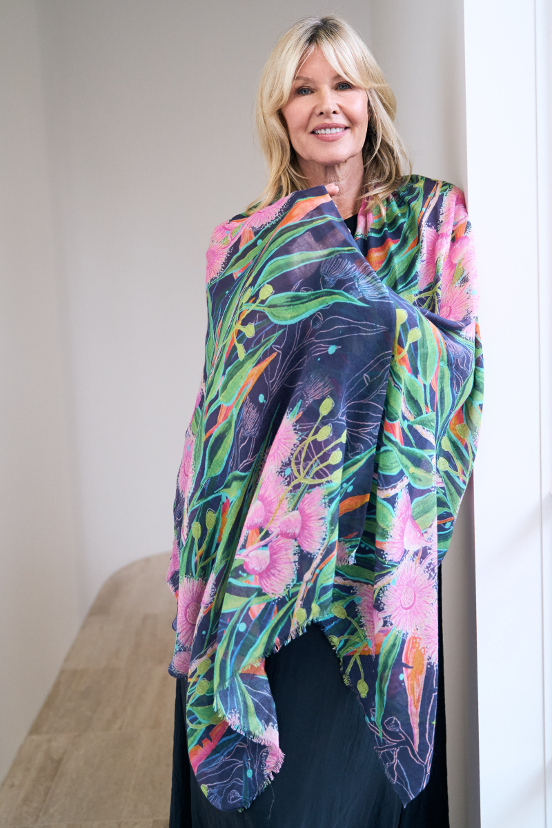 Silk Cashmere &quot;Take me Away&quot; Scarf