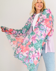 Silk Cashmere "The Wildflower Meadow" Scarf