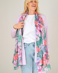 Silk Cashmere "The Wildflower Meadow" Scarf
