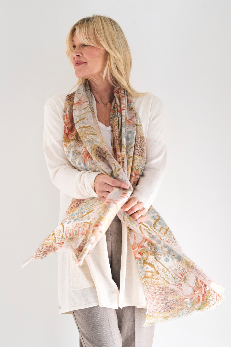 Silk Cashmere &quot;You Said I Couldn&#39;t, So I did&quot; Scarf