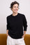 Cashmere Black Serene Crew Sweater - Cara Cashmere