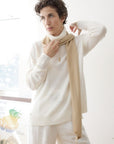 Cashmere Caramel Skinny Scarf