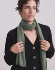 Cashmere Eucalypt Knitted Scarf