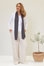 Charcoal Grey Cashmere Essential Scarf - Cara Cashmere