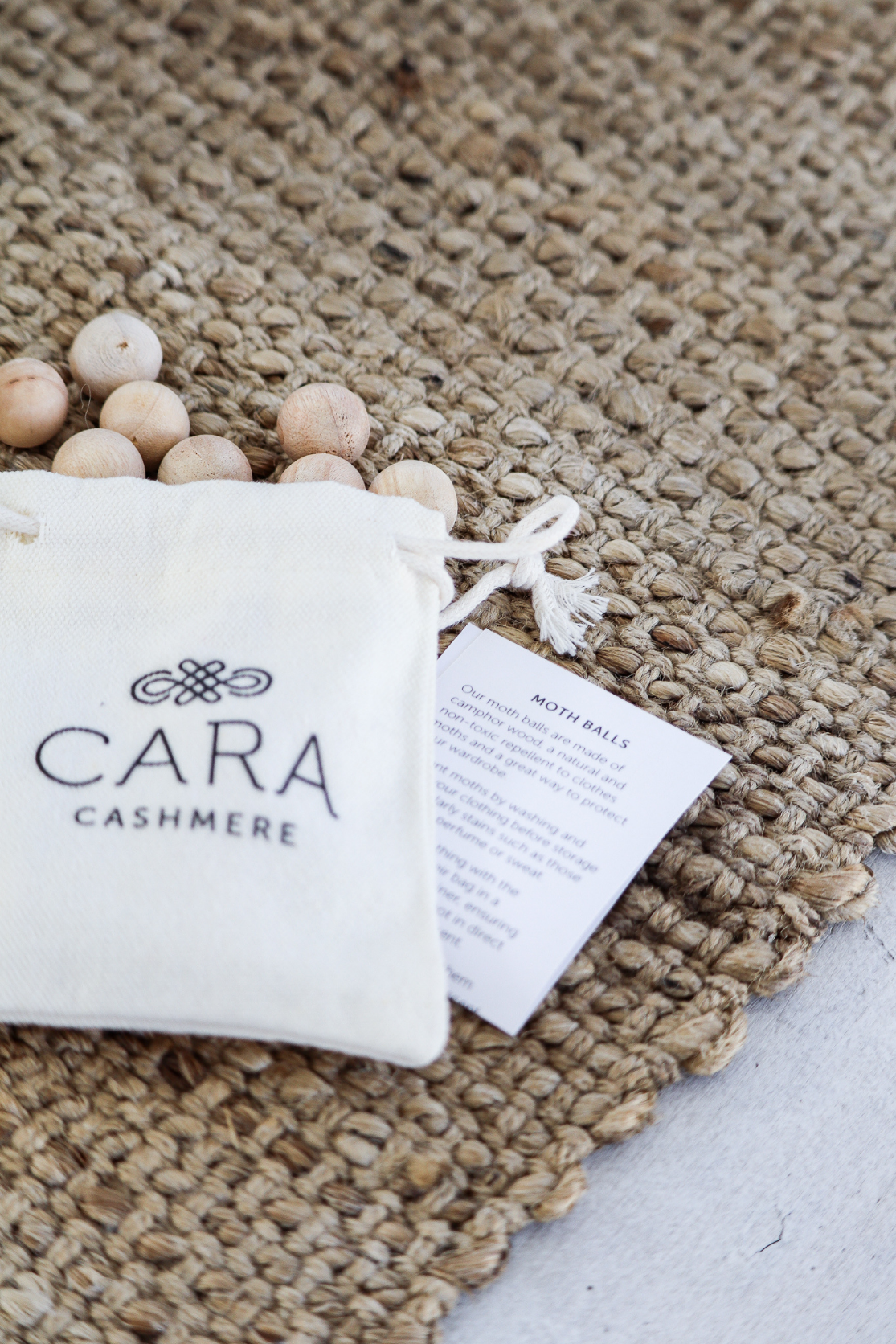 Camphor Wood Moth Repellant Balls - Cara Cashmere